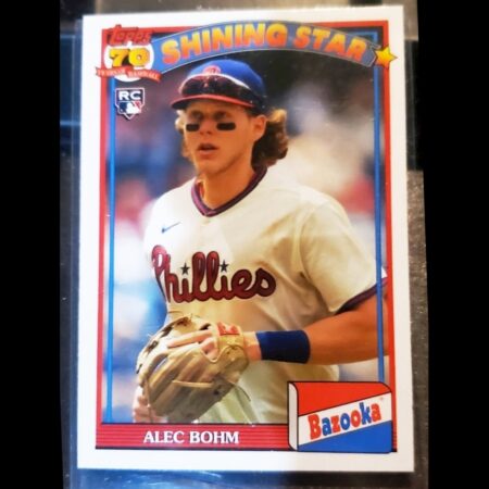 Alec Bohm Topps Archive 1991 Bazooka Joe